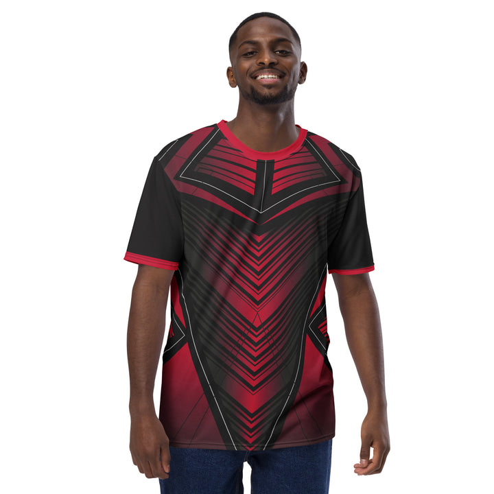 Premium Men's Jersey - Black-Red Suit