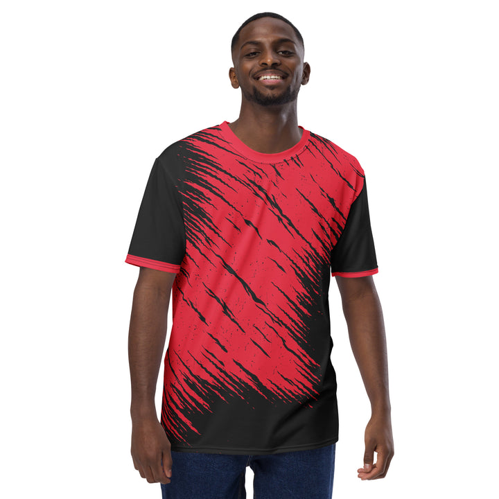 Premium Men's Jersey - Blue-Red Desert