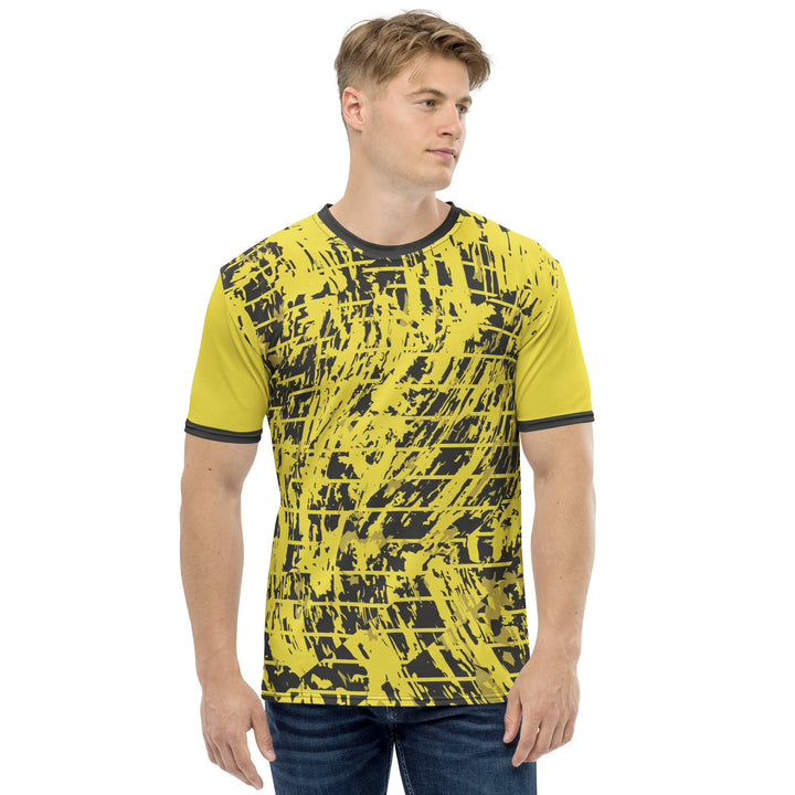 Premium Men's Jersey - Yellow-Black Trace