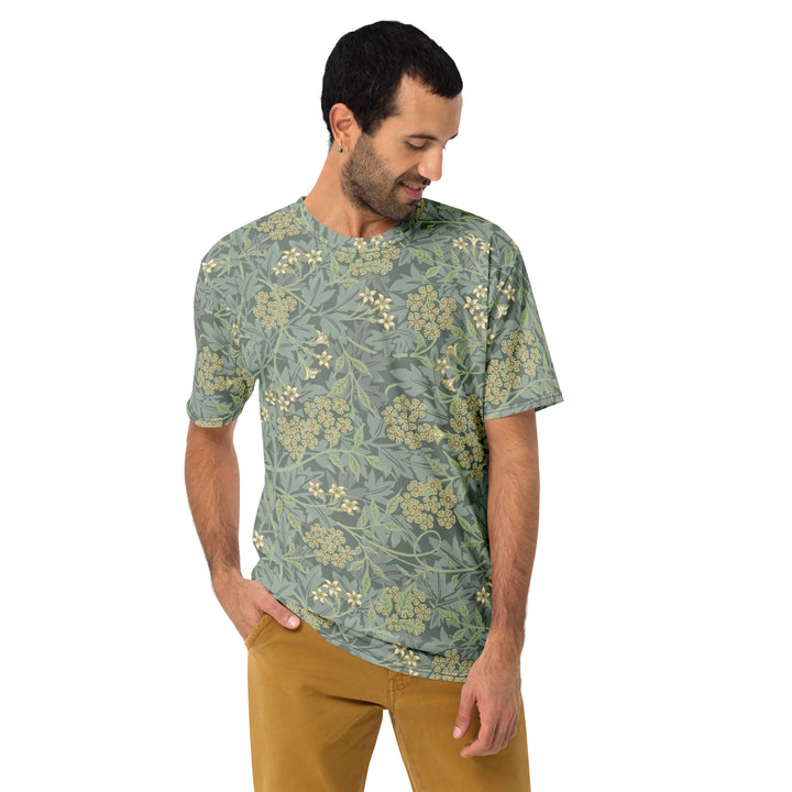 Premium Men's Jersey - Green-Beige Herb