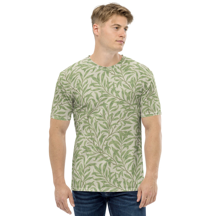 Premium Men's Jersey - Beige-Green Plant