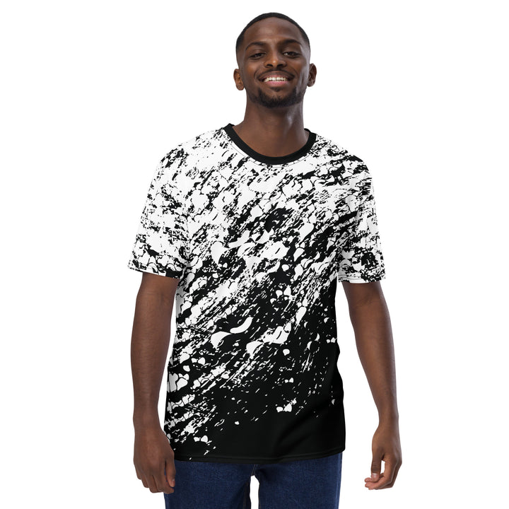 Premium Men's Jersey - Black-White Snow