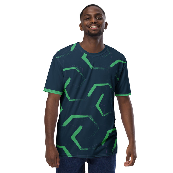 Premium Men's Jersey - Blue-Green Station