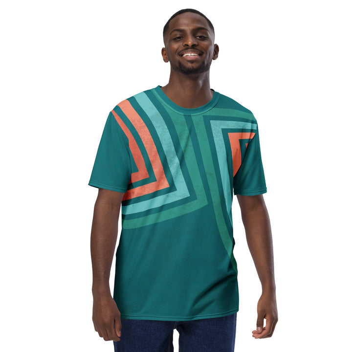 Premium Men's Jersey - Green-Orange Direction