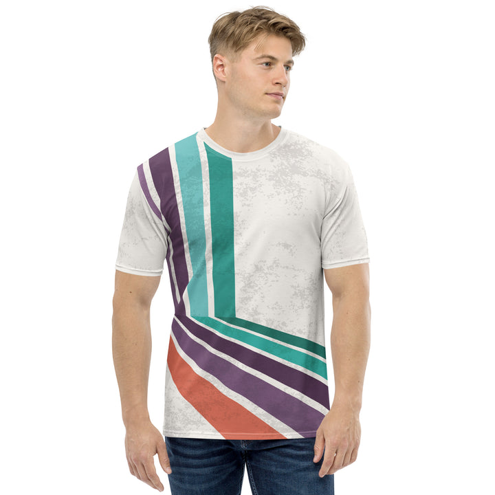 Premium Men's Jersey - White-Green Run