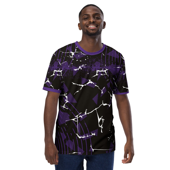 Premium Men's Jersey - Black-Purple Atomic