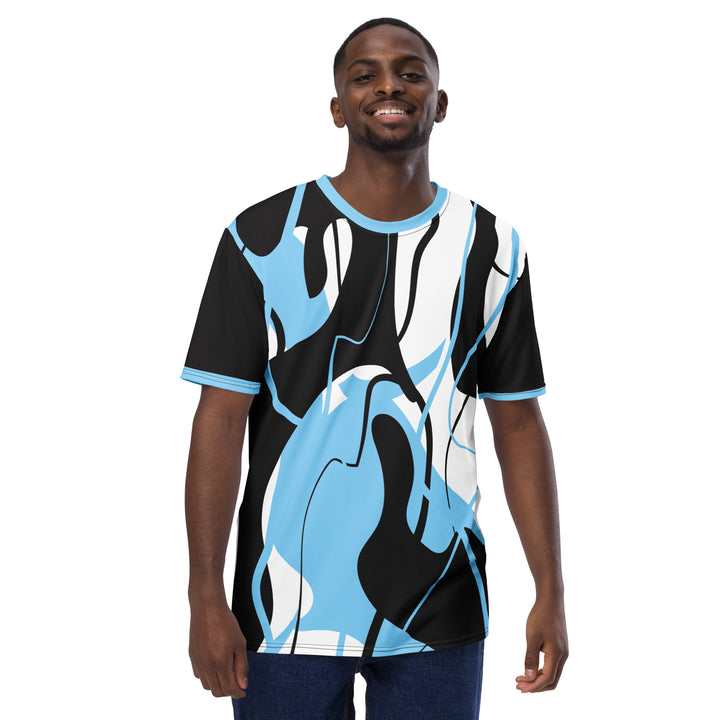 Premium Men's Jersey - Blue-Black Art