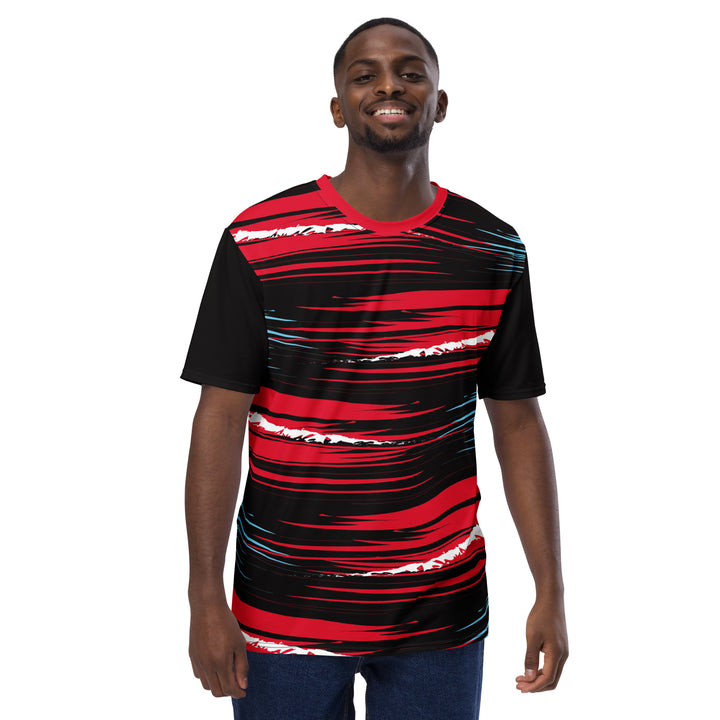 Premium Men's Jersey - Black-Red Pass