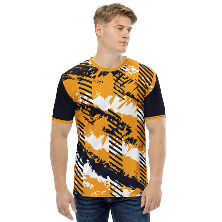 Premium Men's Jersey - Orange-Black Track