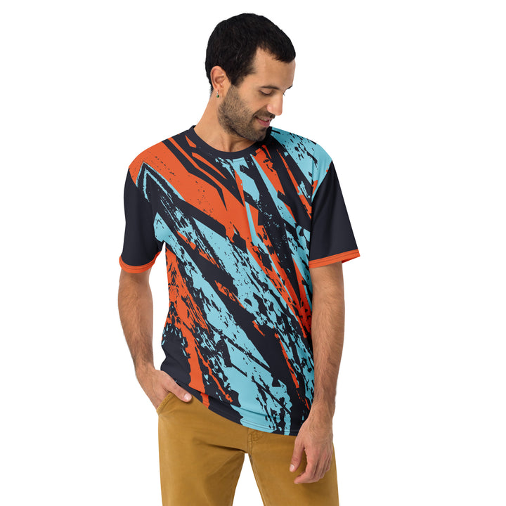 Premium Men's Jersey - Blue-Orange Driver