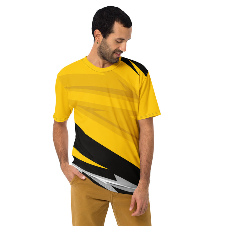 Premium Men's Jersey - Yellow-Black Arrow