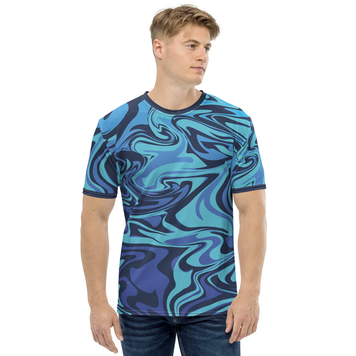 Premium Men's Jersey - Blue-Purple Merge