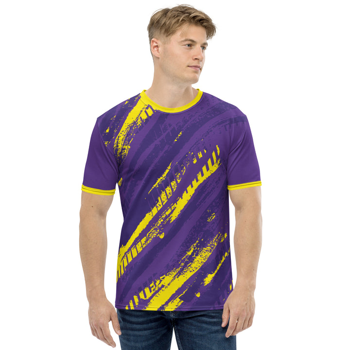 Premium Men's Jersey - Purple-Yellow Trace