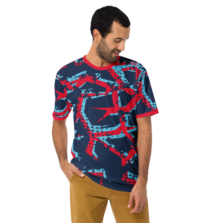 Premium Men's Jersey - Blue-Red Lost