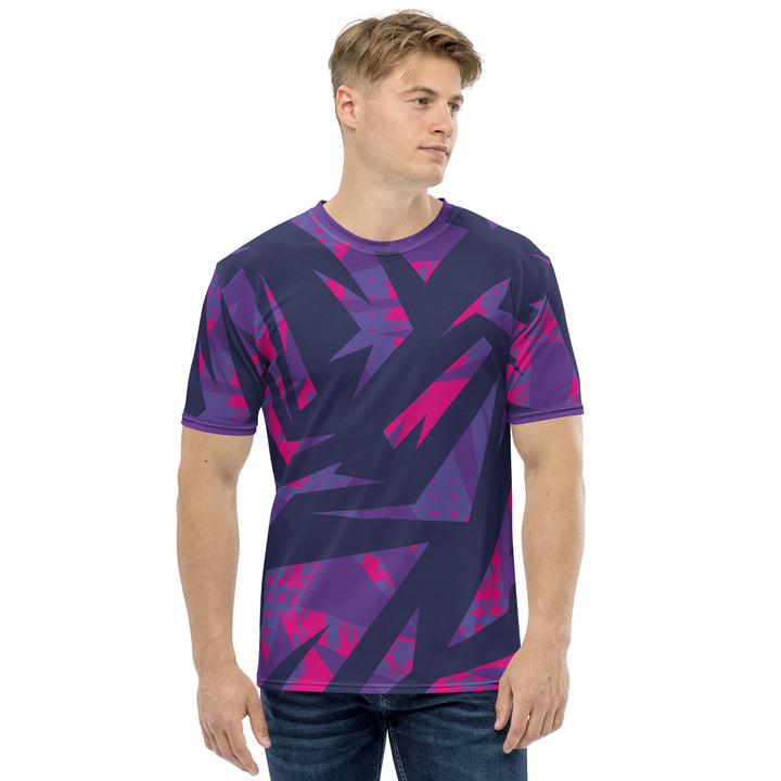 Premium Men's Jersey - Purple-Pink Flash