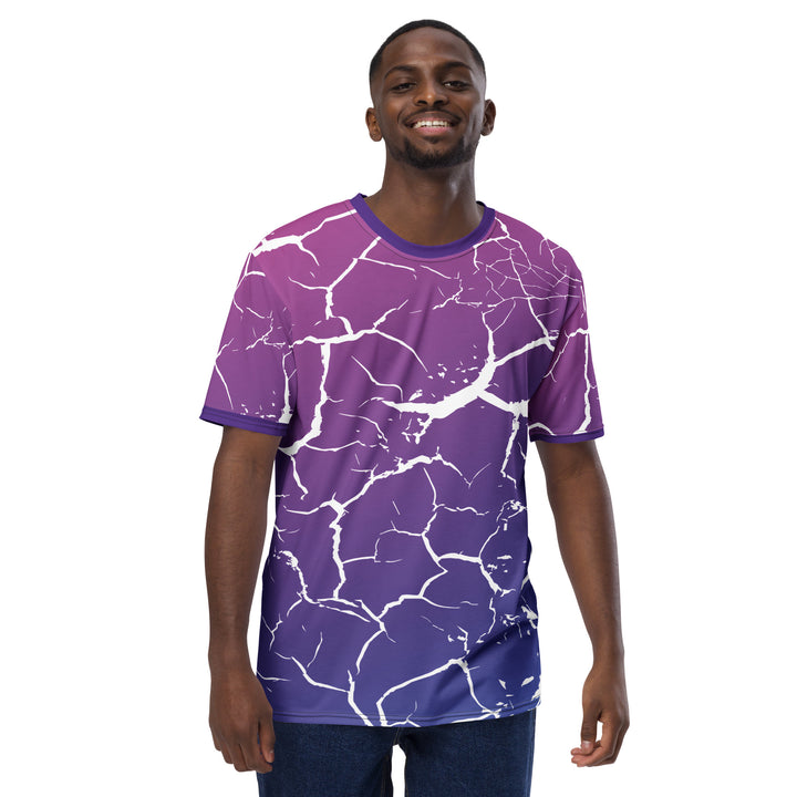 Premium Men's Jersey - Purple-White Desert