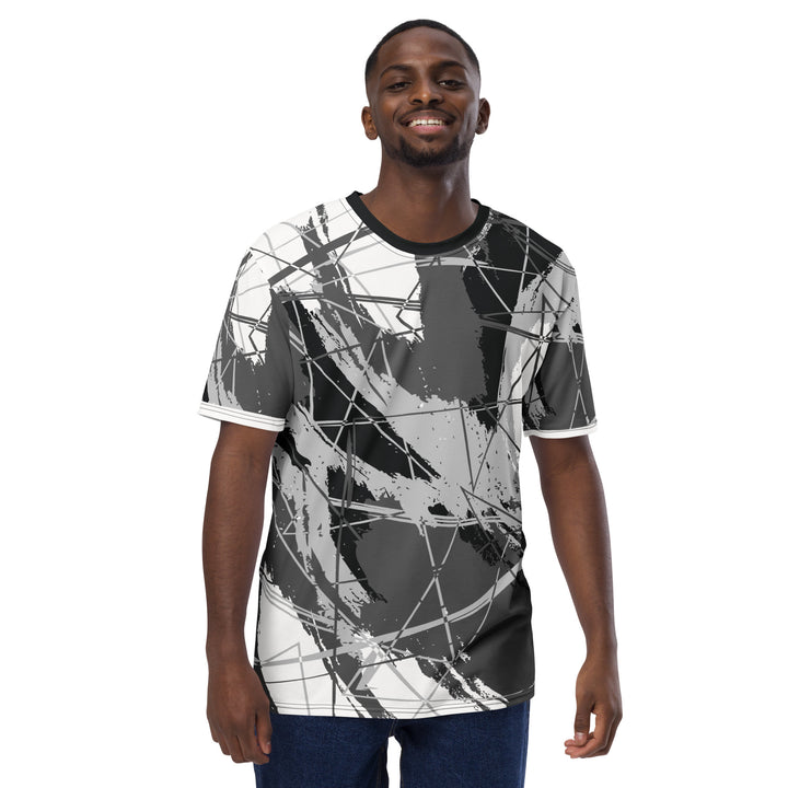 Premium Men's Jersey - Grey-White Net