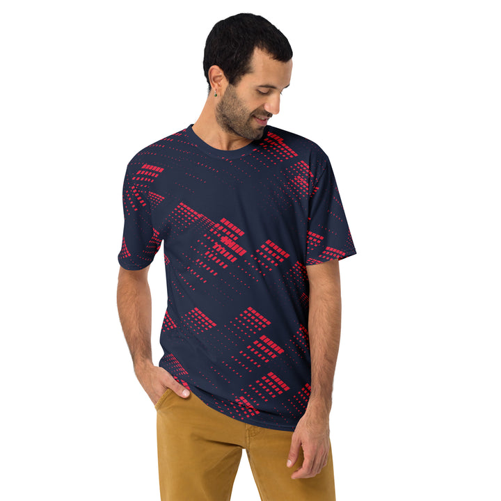 Premium Men's Jersey - Blue-Red Blast