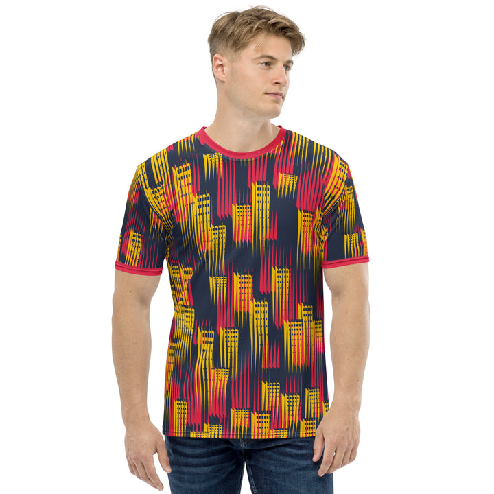 Premium Men's Jersey - Yellow-Red City