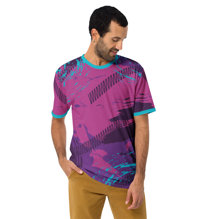 Premium Men's Jersey - Purple-Pink Track