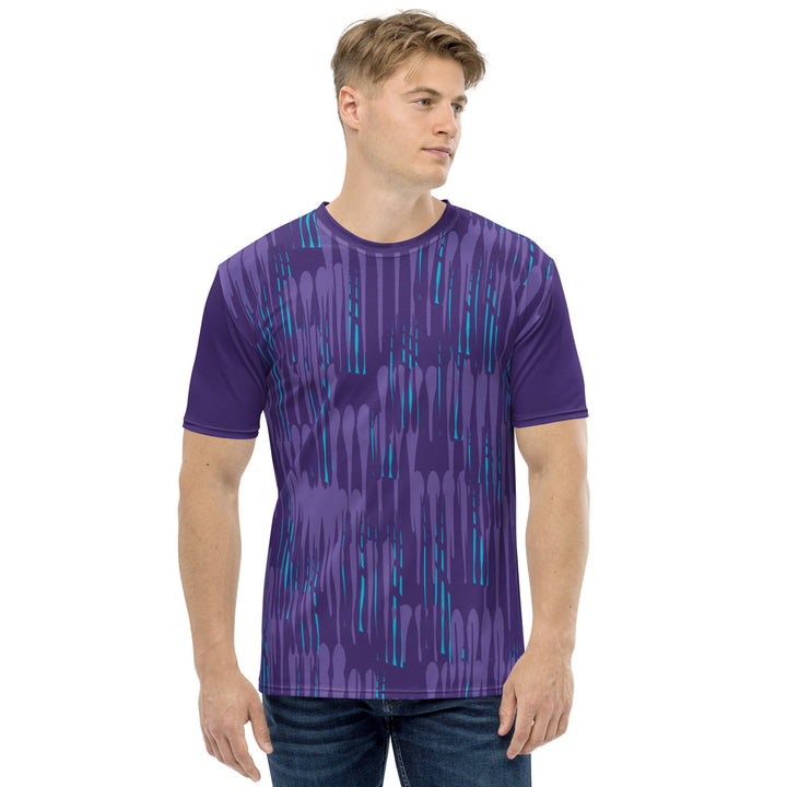 Premium Men's Jersey - Purple-Blue Bat