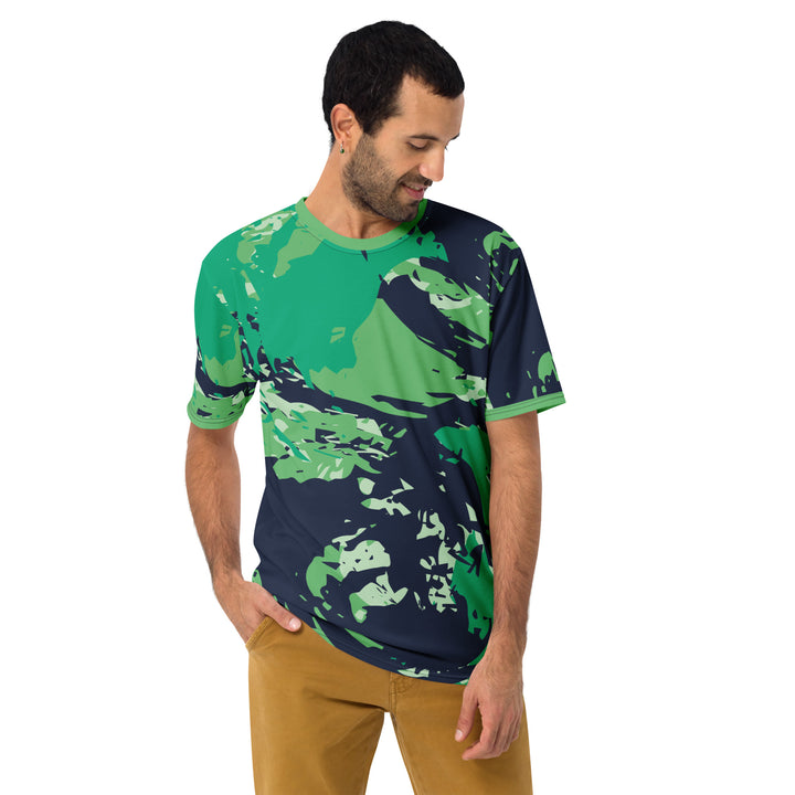 Premium Men's Jersey - Black-Green Twist