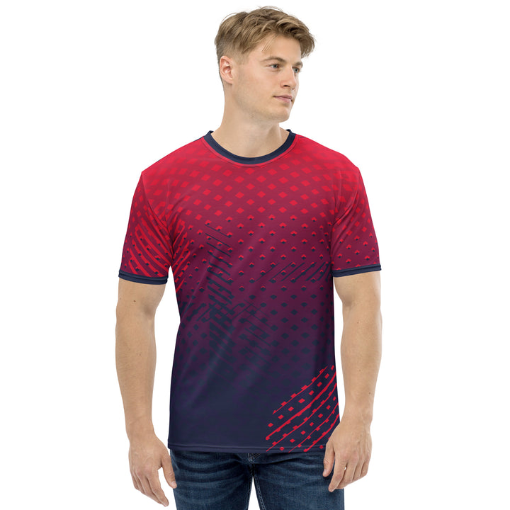 Premium Men's Jersey - Red-Blue Quick