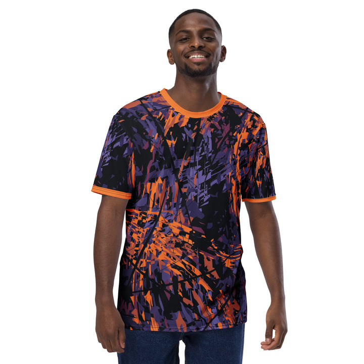 Premium Men's Jersey - Purple-Orange Fragment