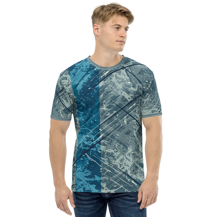 Premium Men's Jersey - Grey-Blue Cover