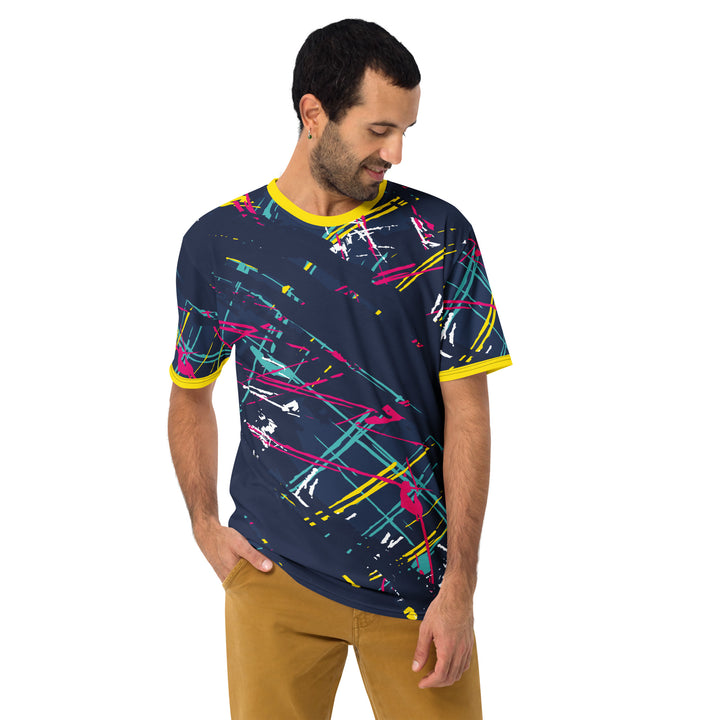 Premium Men's Jersey - Blue-Yellow DNA