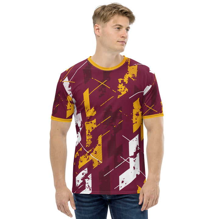 Premium Men's Jersey - Red-Yellow Game