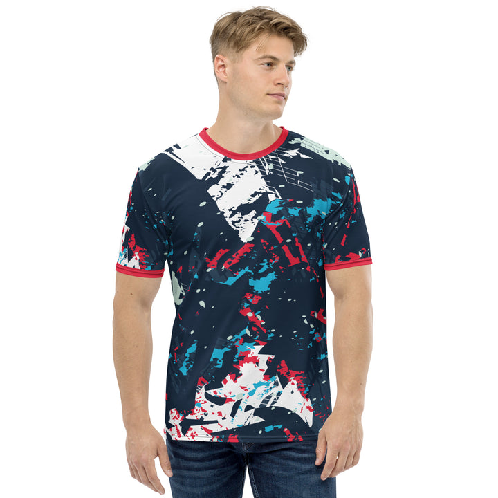 Premium Men's Jersey - Blue-Red Charge