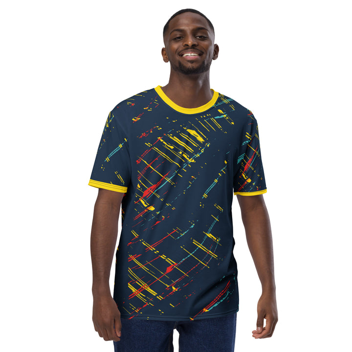 Premium Men's Jersey - Blue-Yellow Hide