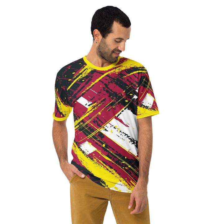 Premium Men's Jersey - Red-Yellow Emotion