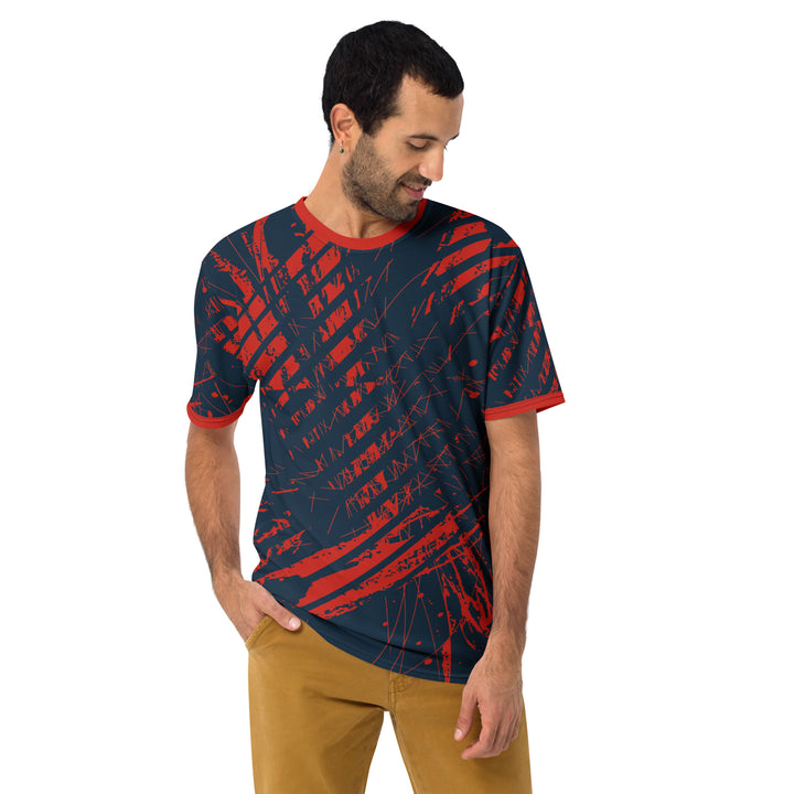 Premium Men's Jersey - Blue-Red Catch