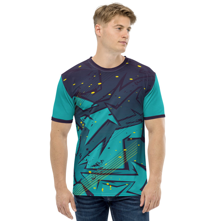 Premium Men's Jersey - Blue-Turquoise Player