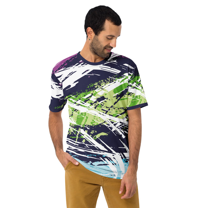 Premium Men's Jersey - Blue-Green Play