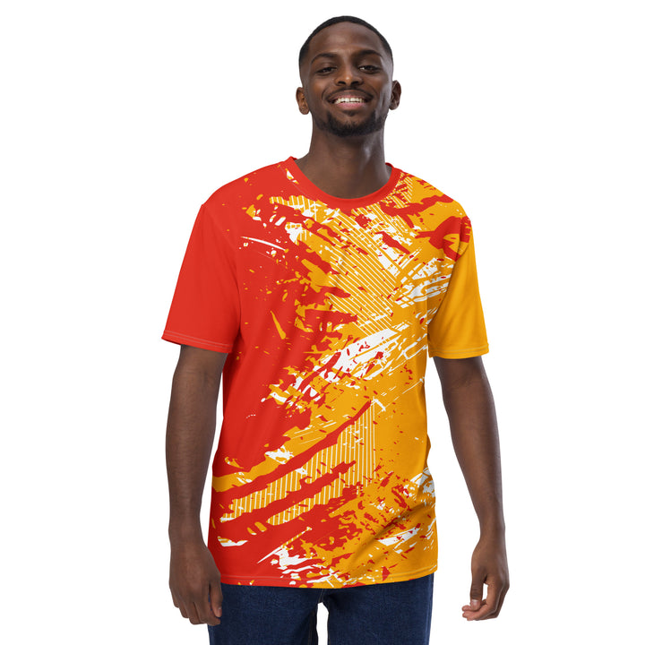 Premium Men's Jersey - Red-Orange Force