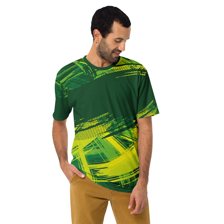 Premium Men's Jersey - Green Orbit