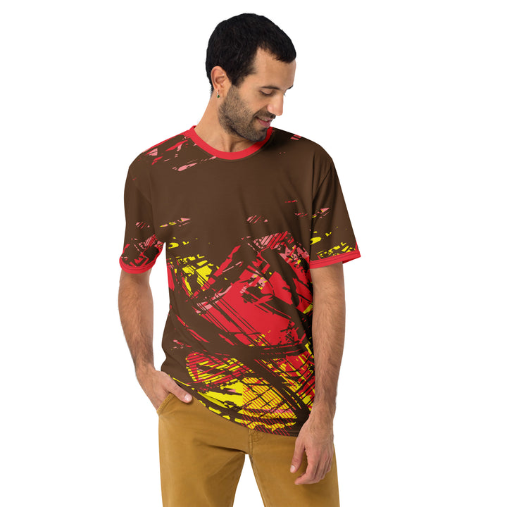 Premium Men's Jersey - Red-Yellow Trick