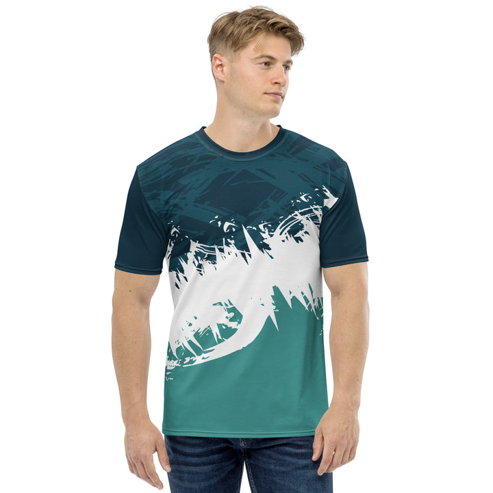 Premium Men's Jersey - Blue-Green Score