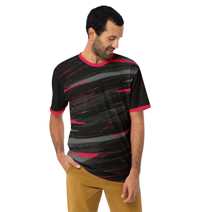 Premium Men's Jersey - Black-Red Sparks