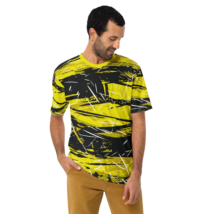 Premium Men's Jersey - Black-Yellow Control