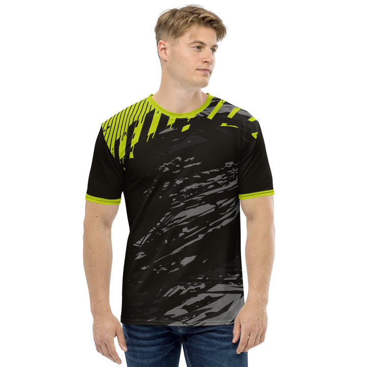 Premium Men's Jersey - Black-Green Control