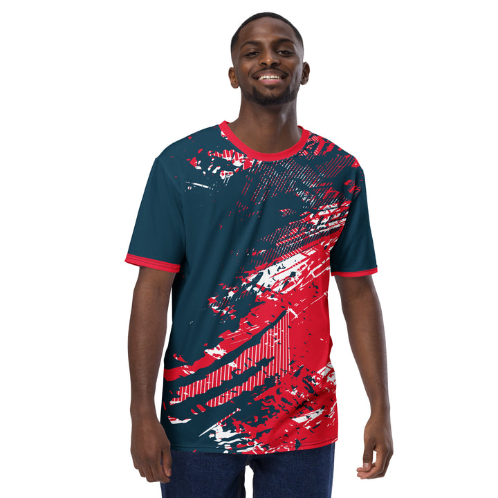 Premium Men's Jersey - Blue-Red Duel