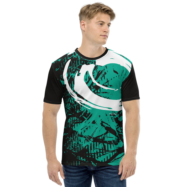 Premium Men's Jersey - Black-Green Rescue