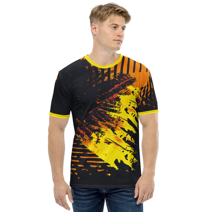 Premium Men's Jersey - Black-Yellow Walk