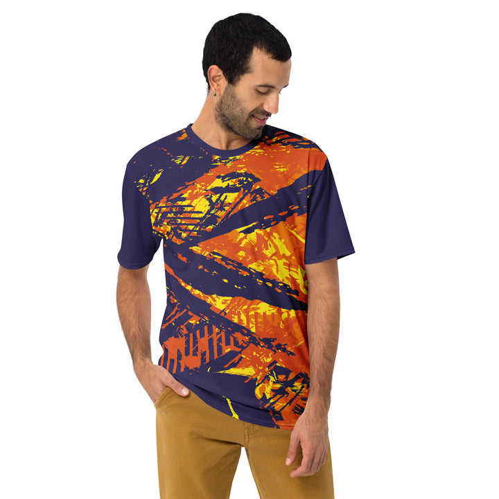 Premium Men's Jersey - Purple-Orange Nerve