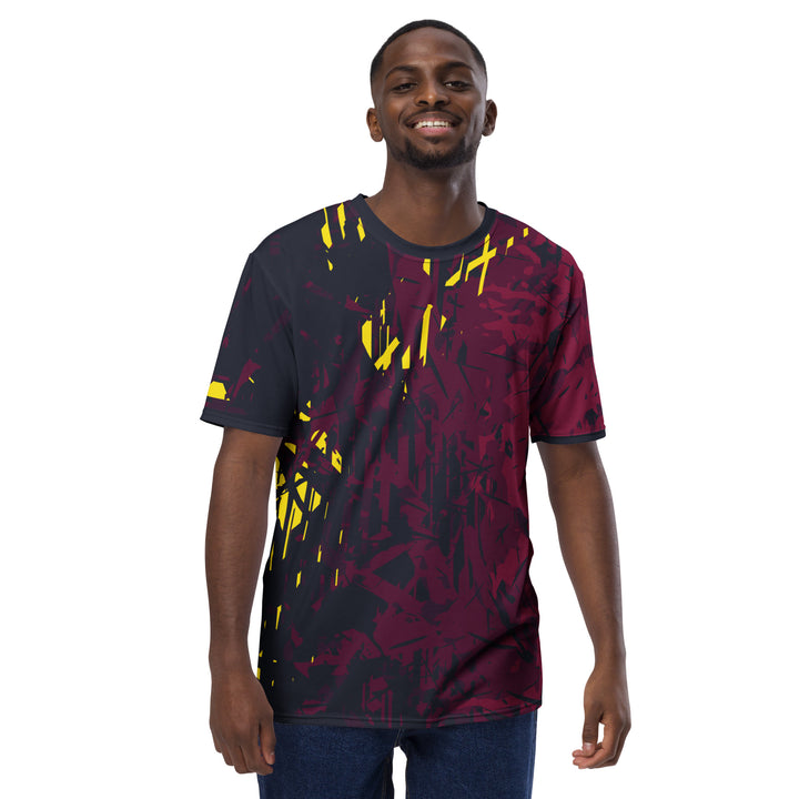 Premium Men's Jersey - Red-Yellow Conflict