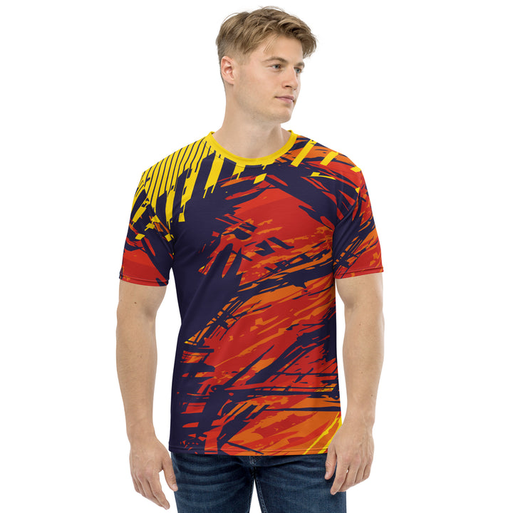 Premium Men's Jersey - Orange-Purple Soul